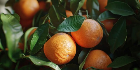 Orange on Tree Branches