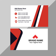 Modern and simple business card design Creative and Clean Business Card Template horizontal simple clean template