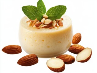 yogurt with almonds