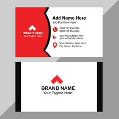 Modern and simple business card design Creative and Clean Business Card Template horizontal simple clean template