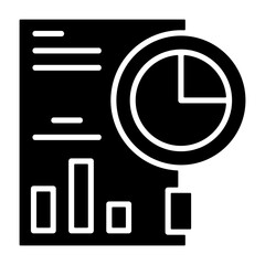 Business Analysis Solid Icon