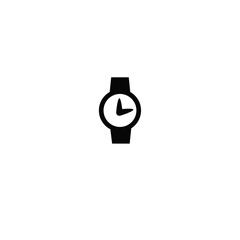 Handwatch black icon flat vector design