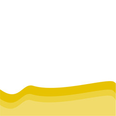 Yellow bottom page divider