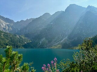 Breathtaking View of Morskie Oko Lake and Tatra Mountains © Ausiukevich