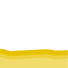 Yellow bottom page divider