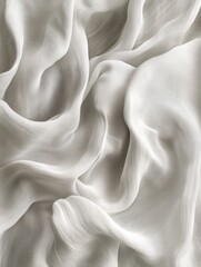 Obraz premium Close-up of white fabric texture