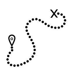 Vector treasure map