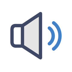 Speaker Icon Representing Volume or Sound Output Icon Design