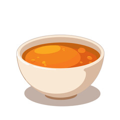 Bowl of Soup with No Background  