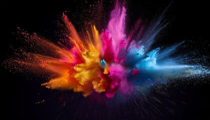 abstract background with colorful lights