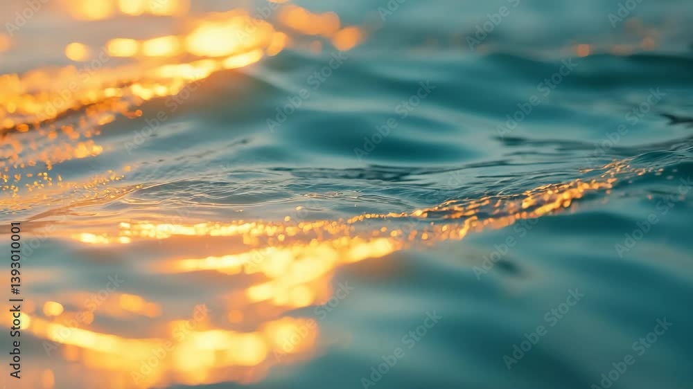 Poster background of aqua waves. interaction of light and shadows. water flows over a surface. presence of 