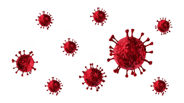 Red coronavirus covid medical virus pandemic disease outbreak healthcare