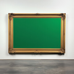 blank blackboard with chalk on blackboard