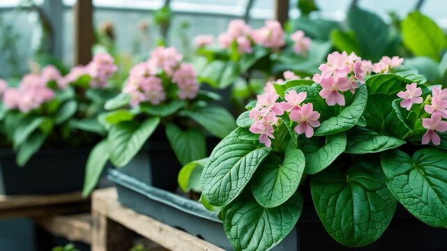 African violets are celebrated for their beautiful flowers in various colors.