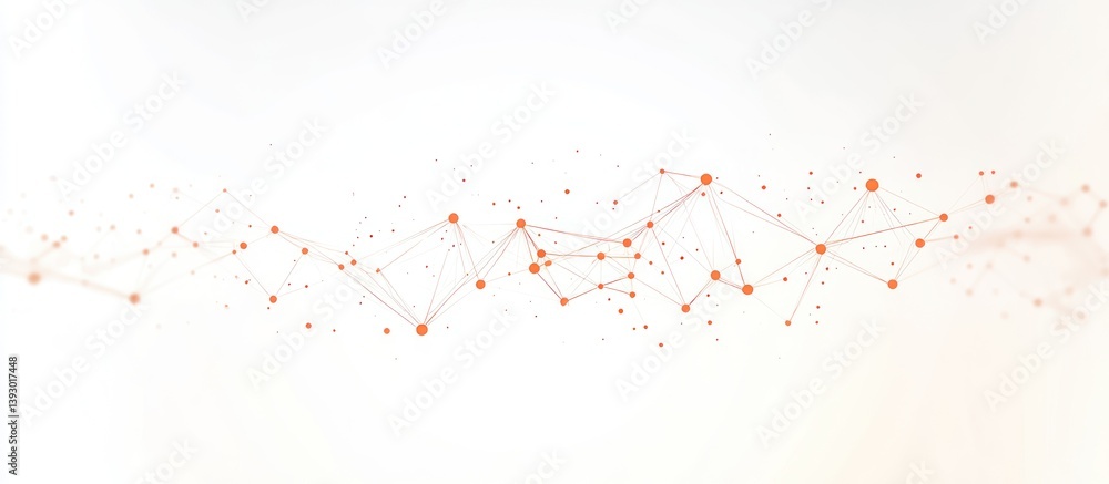 Poster abstract network background with connected dots and lines, ideal for digital presentations