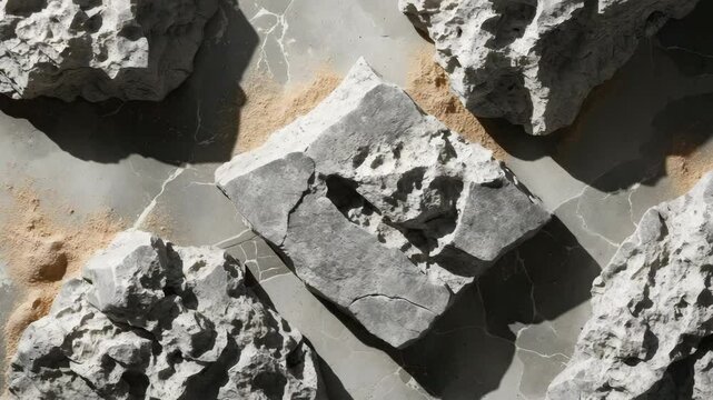 High-definition stone and concrete surfaces, rustic marble texture backdrop with a gray cement effect showcasing a natural marble pattern with sandy texture, ideal for interior applications.