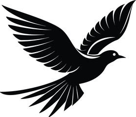 vector illustration of a dove