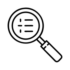 Magnifying Glass Icon Representing Focus on Details  