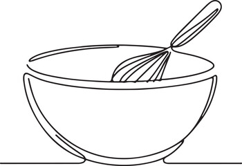 Outline Drawing of Mixing Bowl