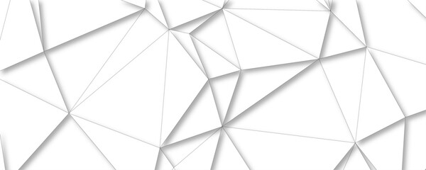 Obraz premium Abstract crystal modern background. Grey triangular vector abstract background. Geometric background in origami style and abstract mosaic vector design. Architectural background. 3D illustration art.