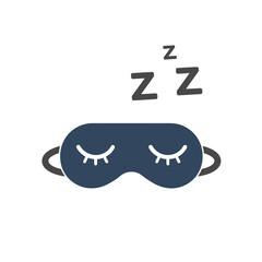 Sleep Mask and Peaceful Dreams: A serene sleep mask with closed eyes, accompanied by 