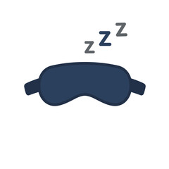 Sleep Mask Symbol: A serene eye mask, complete with soft 