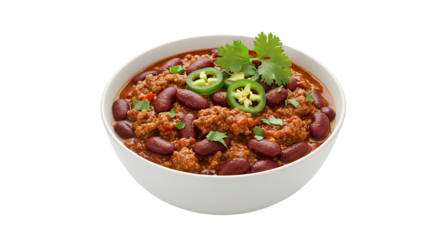 Delicious and nutritious bean salad with fresh vegetables and herbs