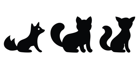 black and white cats