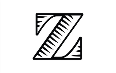 Creative And Modern Z logo. Elegant Letter Z logo Vector Template. .