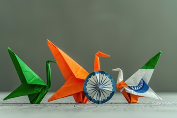 Independence Day on INDIA FLAG background. indian army flag taj mehal 15 august 1947 happy independence day