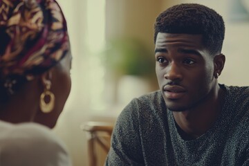 During an emotionally challenging time, a person seeks guidance and reassurance from a mental health expert in a safe and supportive consultation setting