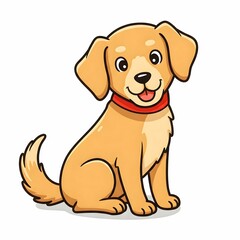 Fototapeta premium Dog cartoon vector illustration