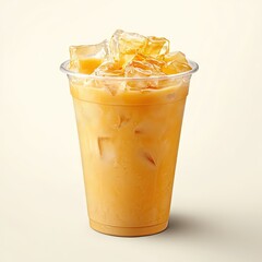 Iced tea beverage, creamy and refreshing