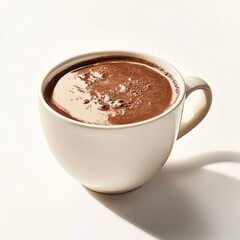 Obraz premium Creamy hot chocolate in a mug