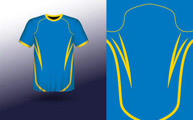 T-shirt Sport Design Template, T-shirt Mockup Abstract Grunge Sport Jersey Design For Cricket, Football Soccer, Racing, Sports, Running Soccer Jersey. Uniform Front View

template, vector, soccer, spo