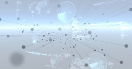Image network connections over data processing and scanning