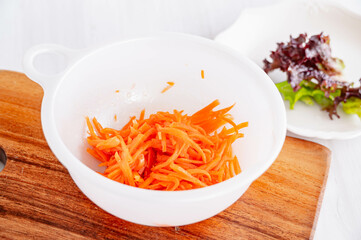 キャロットラぺ作り