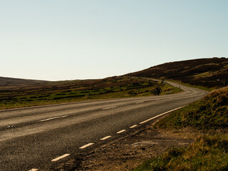 Empty road highway road in middle of nowhere