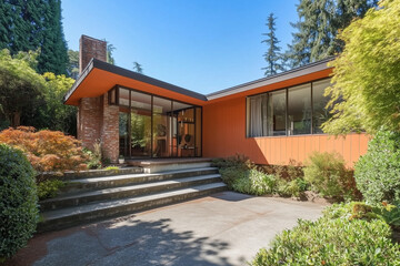 Mid-Century Modern House Exterior