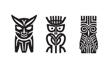 tribal tattoo set