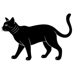 Silhouette Modern Cat