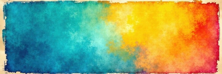 Obraz premium Vibrant colored polaroid frame with textured border , clip art, polaroid border