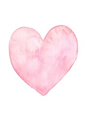 水彩画のハート