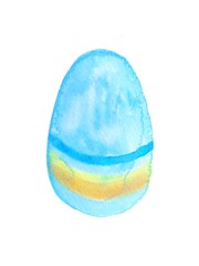 水彩で描いたイースターエッグ