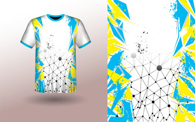 T-shirt Sport Design Template, T-shirt Mockup Abstract Grunge Sport Jersey Design For Cricket, Football Soccer, Racing, Sports, Running Soccer Jersey. Uniform Front View

template, vector, soccer, spo