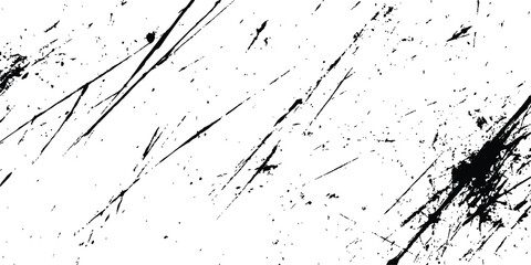 Black sketch abstract grunge backgrounds to create a distressed effect white transparent background. Vintage grunge scratches texture. 
