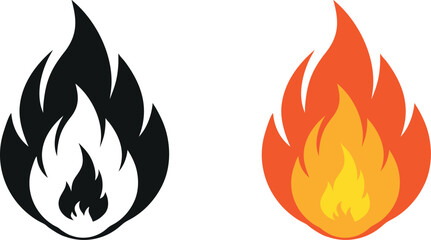 Fire flame Vector Art, Icons, and Graphics