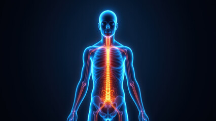 An anatomical illustration with visible layers showing the human head and neck, including the Vagus Nerve Stimulation (VNS) device.