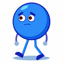 blue cartoon character