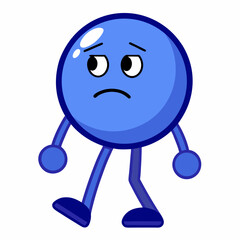 cartoon blue cartoon character